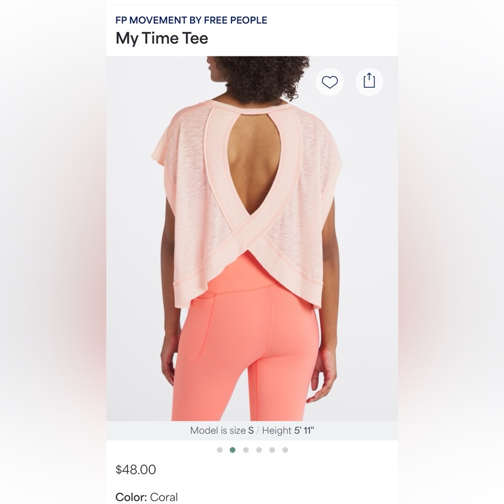 NWT - FP Movement by Free People My Time Tee